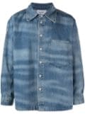 Bonsai Salty tie-dye denim shirt - Blue