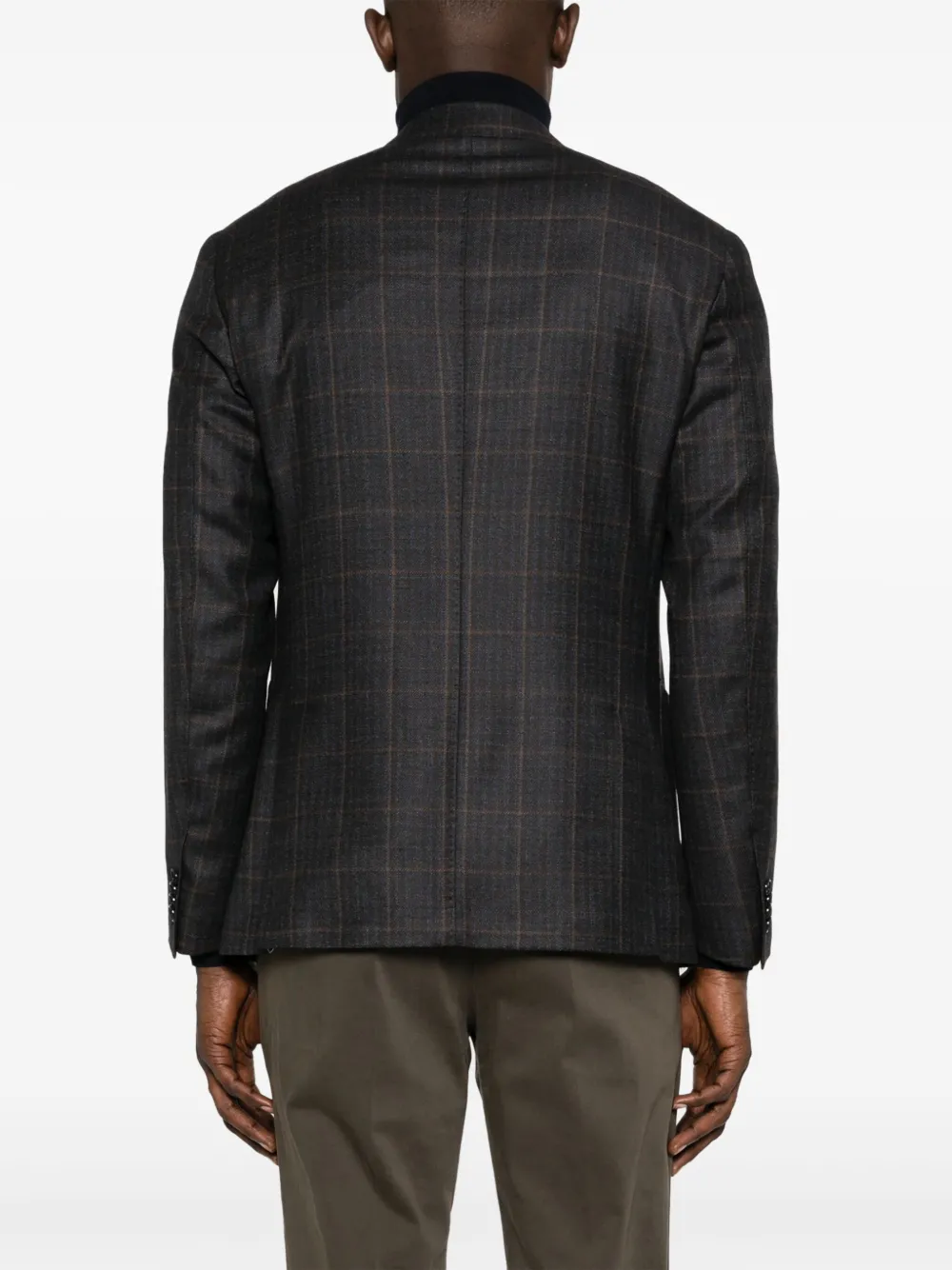 Corneliani チェック シングルジャケット - Farfetch