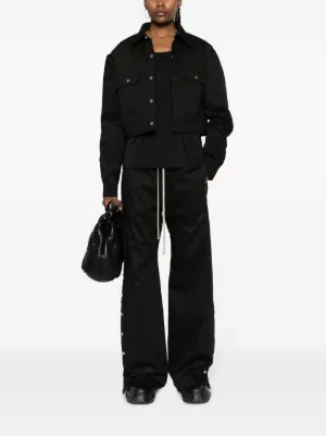 【新品】Rick Owens DRKSHDW　ショート丈　クロップド　ジャケット Rick Owens DRKSHDW カットアウト クロップドジャケット