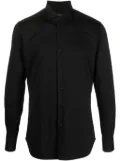 Xacus button-down long-sleeve shirt - Black