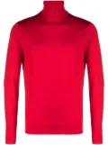 John Smedley roll-neck merino-wool jumper - Red
