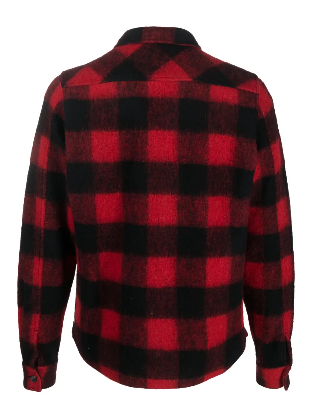 Tintoria Mattei plaid-check flannel shirt - Zwart