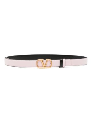 Valentino white discount reversible belt