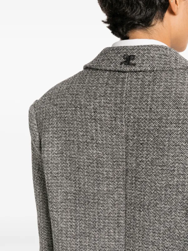 コート Courreges Coat STRAP WOOL TAILORED COAT - courrèges