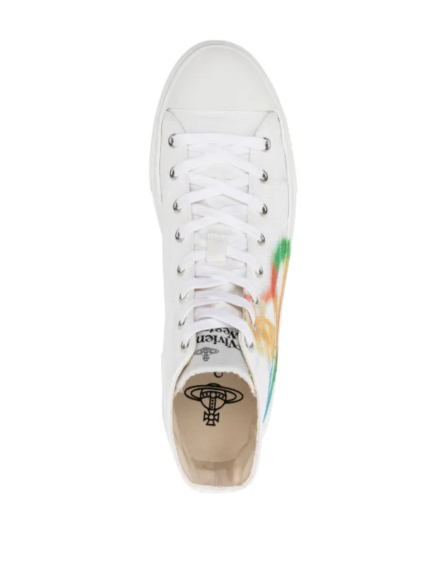 Vivienne Westwood Plimsoll high-top Sneakers | White | FARFETCH