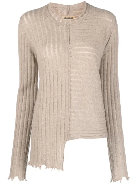 Uma Wang asymmetric cashmere jumper