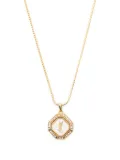 Saint Laurent Pre-Owned 1990s logo-pendant chain necklace - Gold