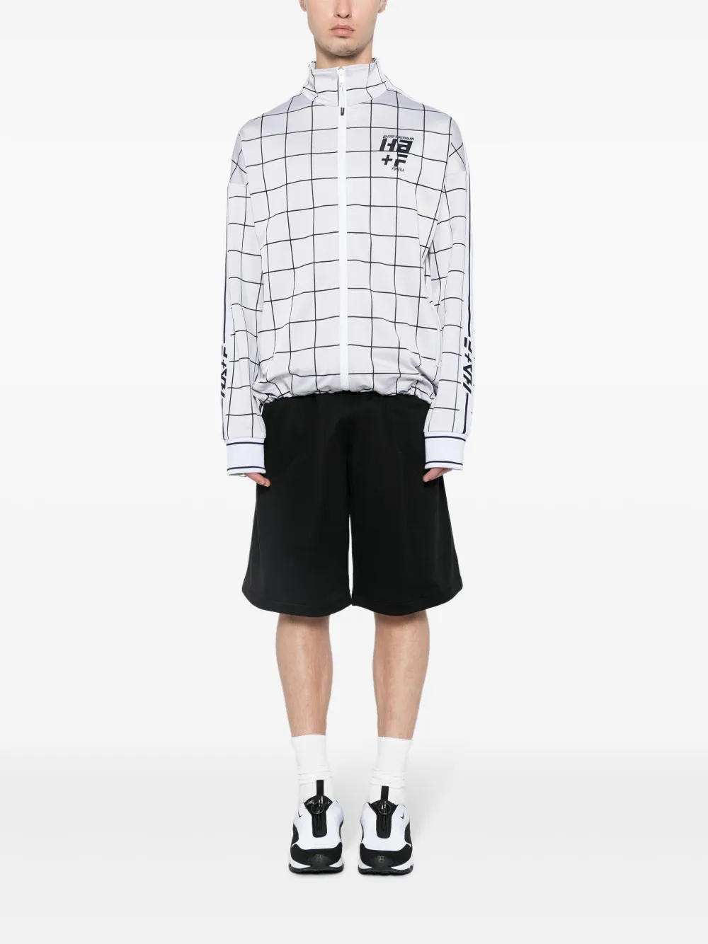 Haider Ackermann logo-print checked jacket | Sport Jackets & Windbreakers | Image 2