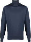 John Smedley roll-neck merino jumper - Blue