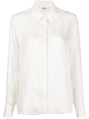 Valentino Garavani アイレットレース シャツ | ホワイト | FARFETCH JP