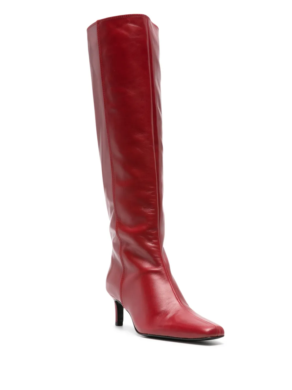 Bimba y Lola x Palomo Spain Gaucho leren enkellaarzen - Rood