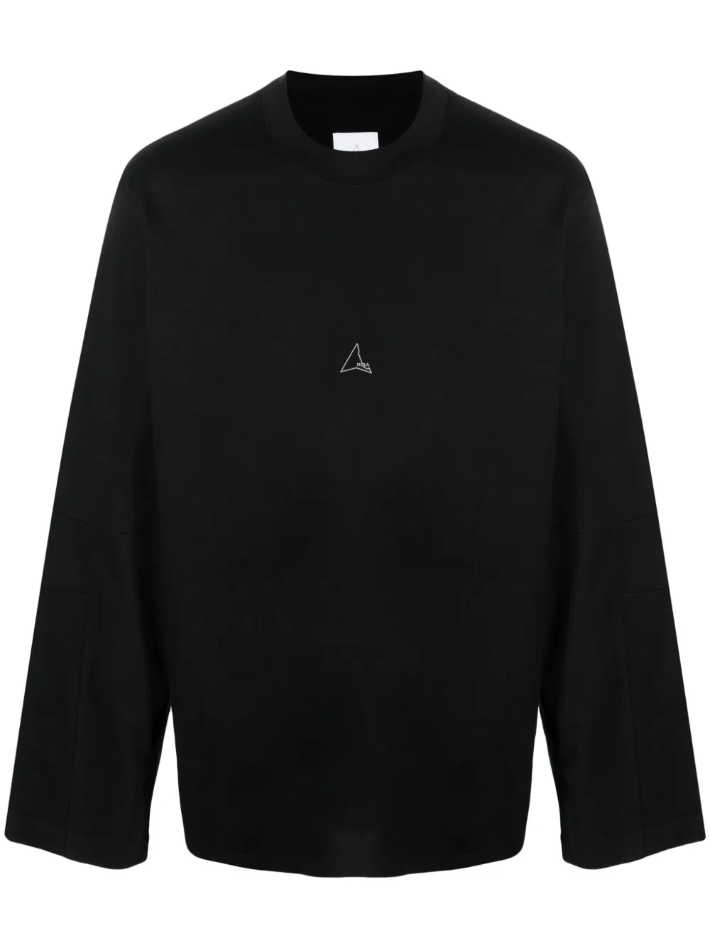 ROA T-shirt met logoprint Zwart