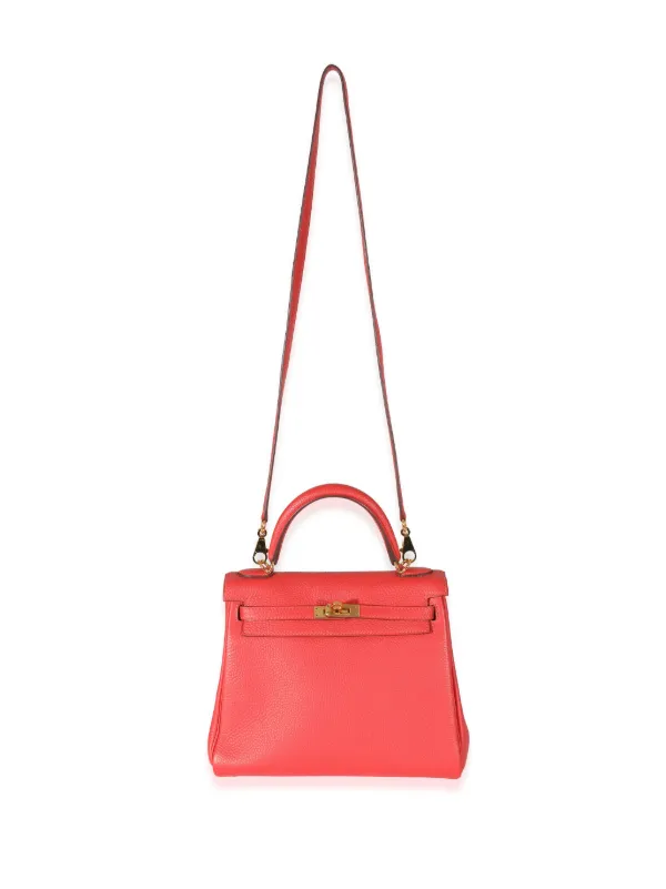 Hermès Pre-Owned 2014 Kelly 25 Handbag | Red | FARFETCH