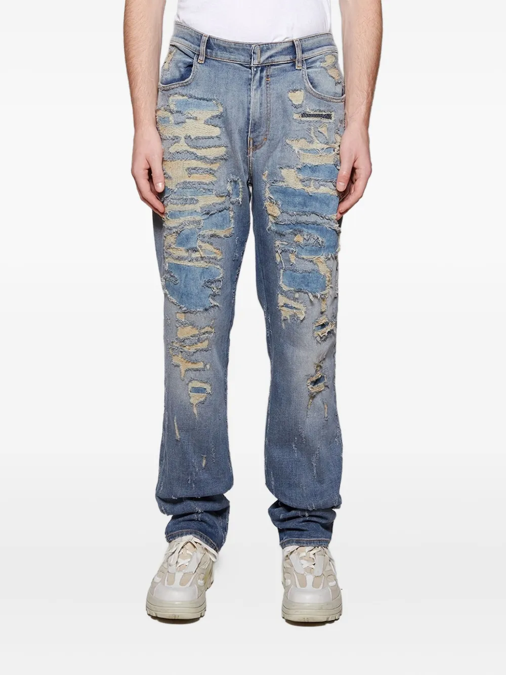 Givenchy Gerafelde jeans Blauw