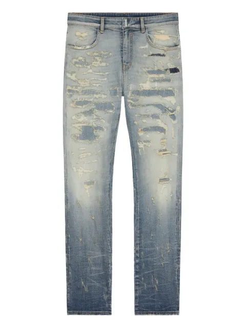 Givenchy jeans con efecto envejecido