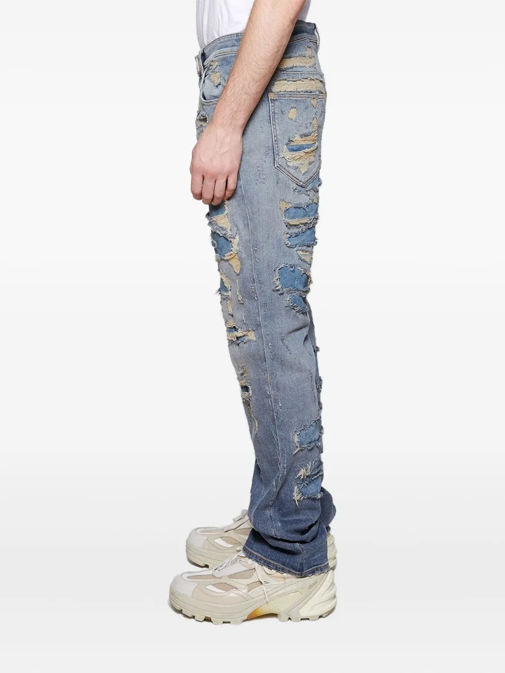  Givenchy Distressed-effect Jeans - Blue 