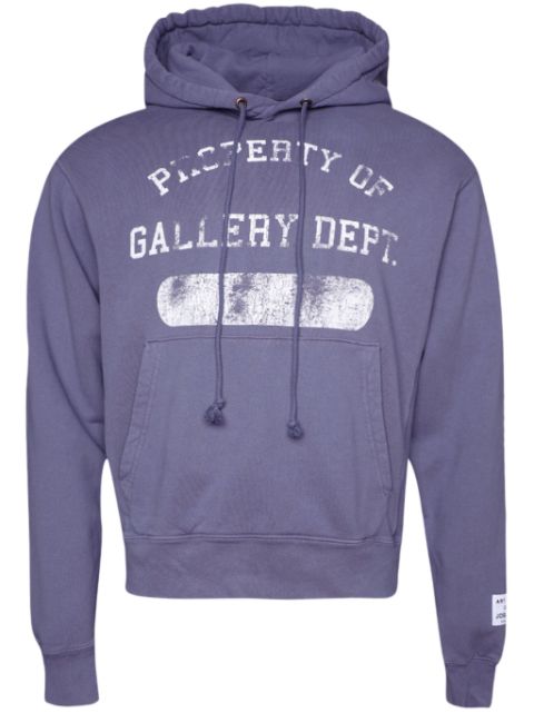 GALLERY DEPT. Property-print cotton hoodie Men