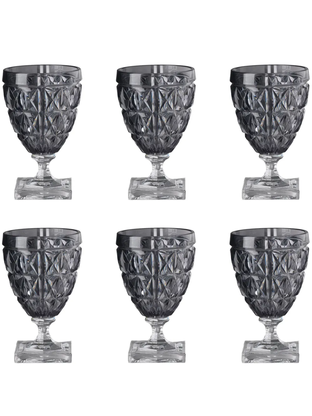 Mario Luca Giusti Star wine glass (set of six) | Grey | Image 1