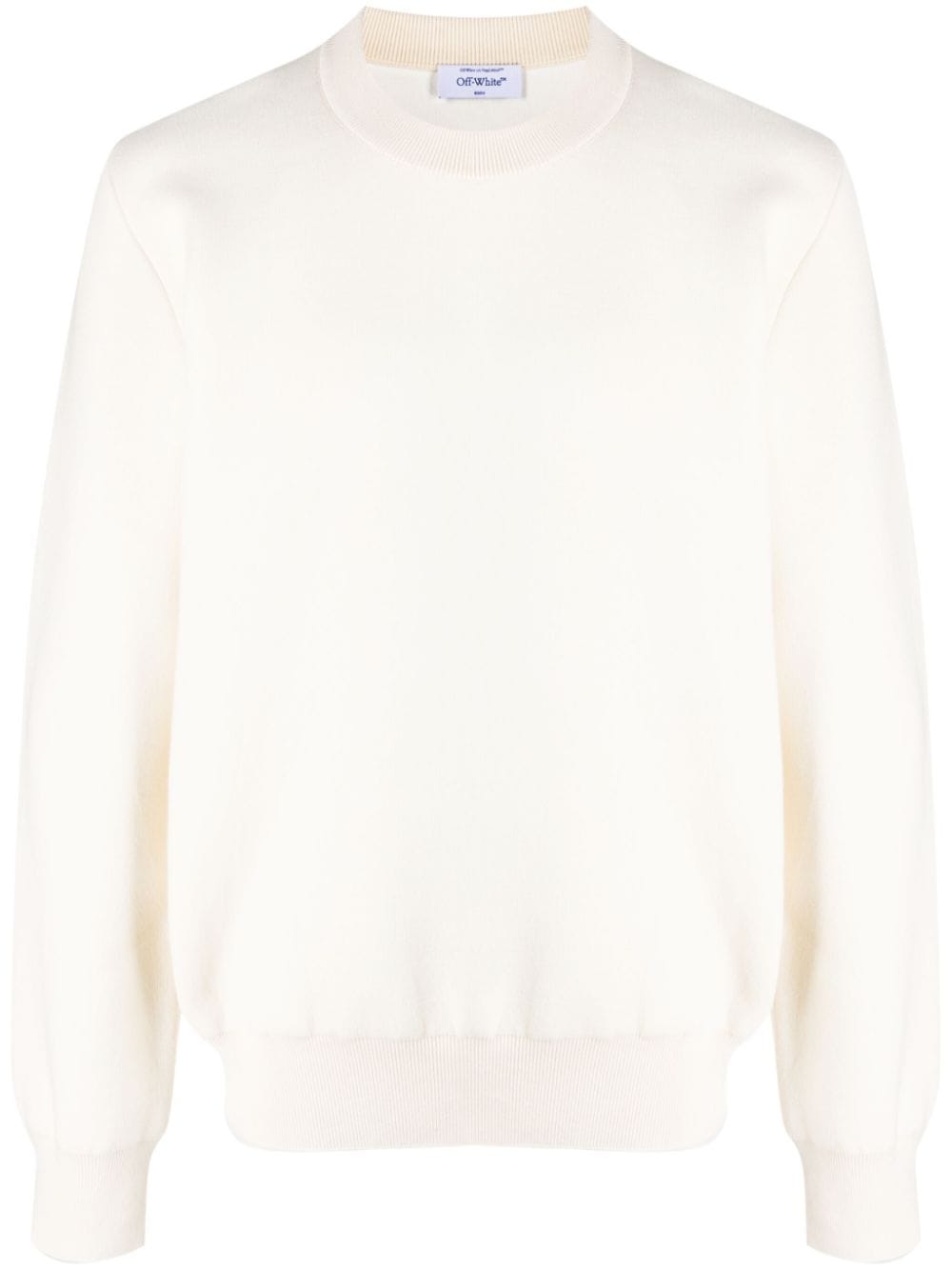 Shop Off-white 3d Arrows Cotton Sweatshirt In Neutrals