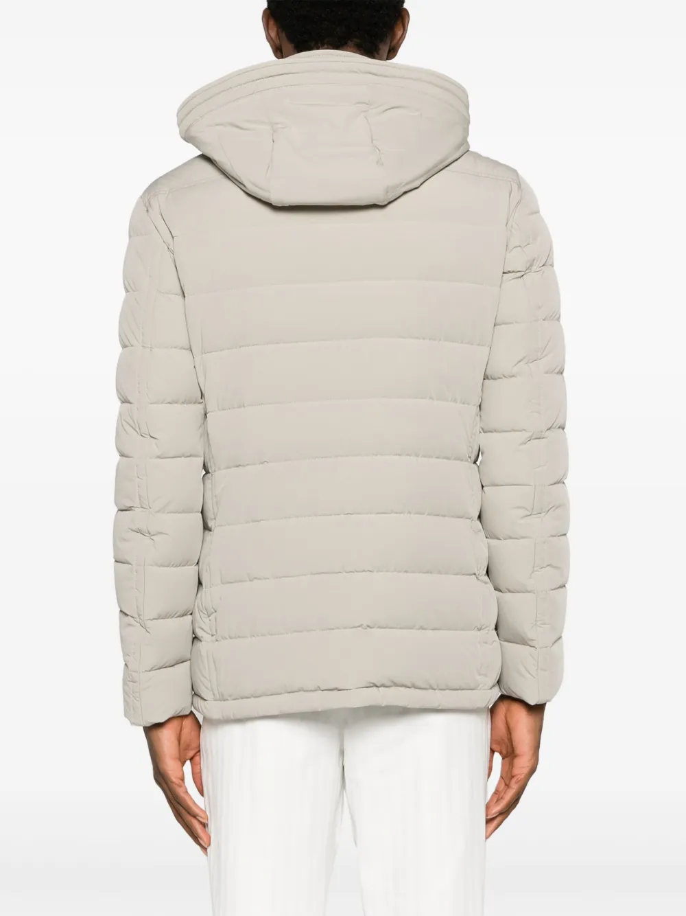 Moorer Donsjack met capuchon Beige