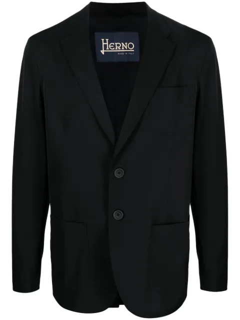 Herno notched-lapel single-breasted blazer