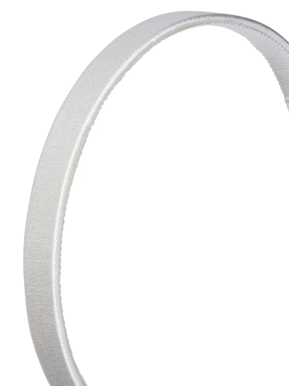 Jennifer Behr Lucy Silk Headband In Silver