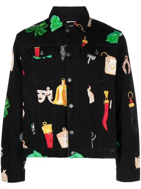 Sky High Farm graphic-print denim jacket