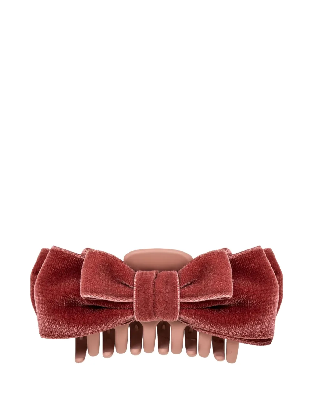 Jennifer Behr Matilda bow jaw clip | Red | Image 1