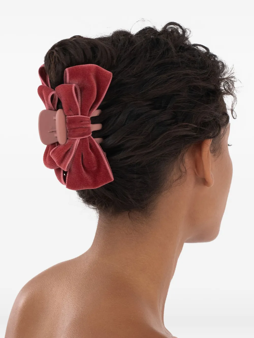 Jennifer Behr Matilda kaakclip met strik Rood