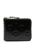 Comme Des Garçons Wallet debossed-detail leather wallet - Black