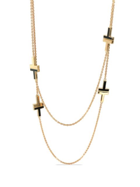 Tiffany & Co. Pre-Owned 18kt yellow gold Tiffany T Station necklace