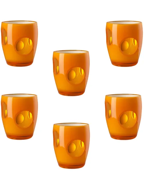 Mario Luca Giusti Fisheye water glass (set of six)
