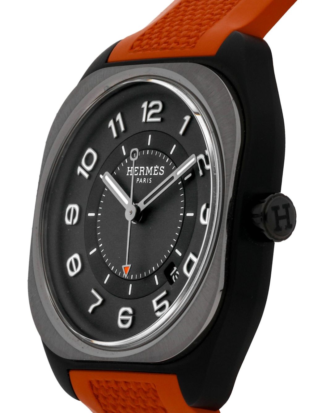 Hermès 2021 pre-owned H08 horloge - Zwart