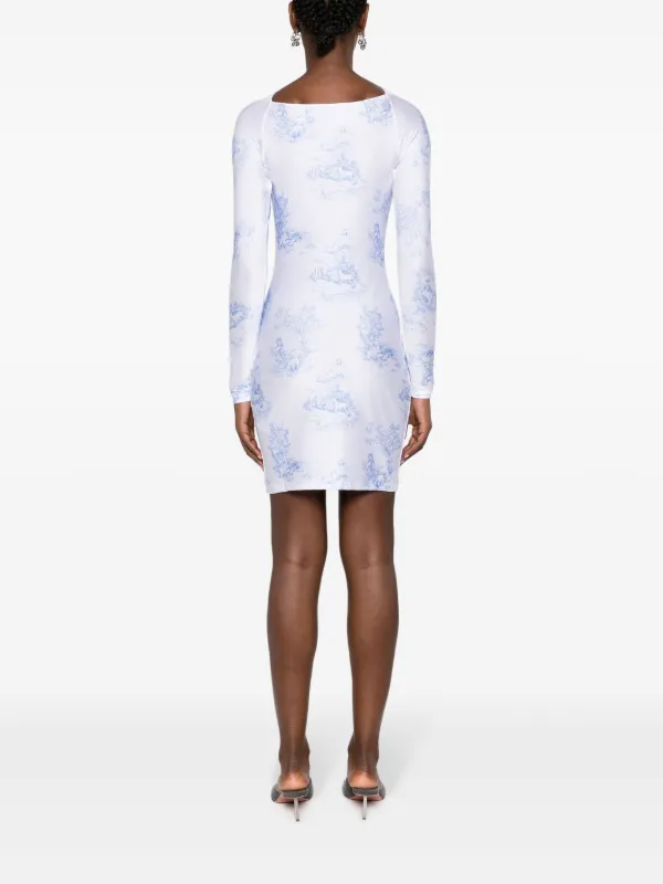 Coperni Twisted cut-out Mini Dress | White | FARFETCH