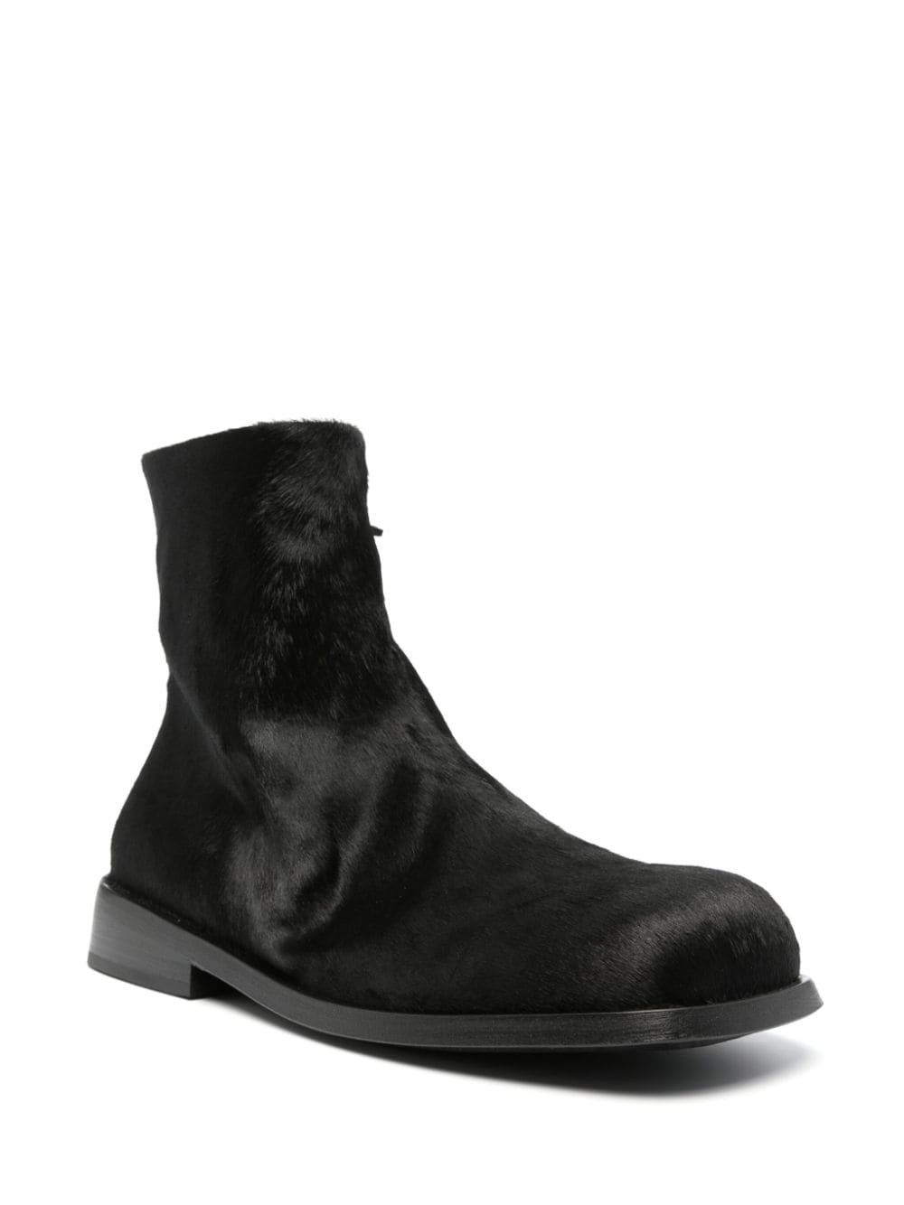 Shop Marsèll 30mm Leather Boots In Black