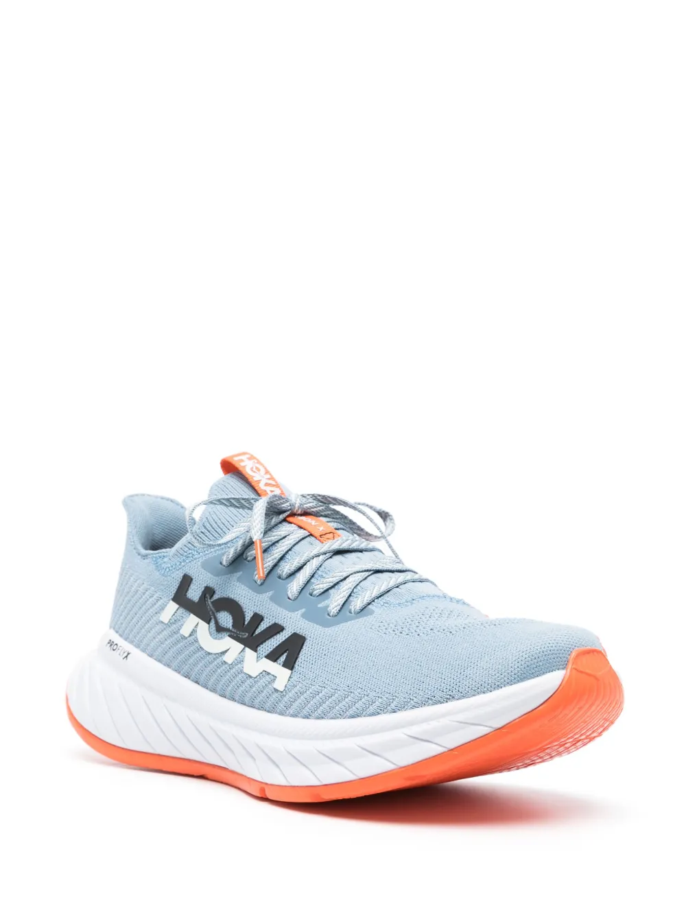 HOKA Carbon X 3 panelled sneakers - ORANGE BLUE