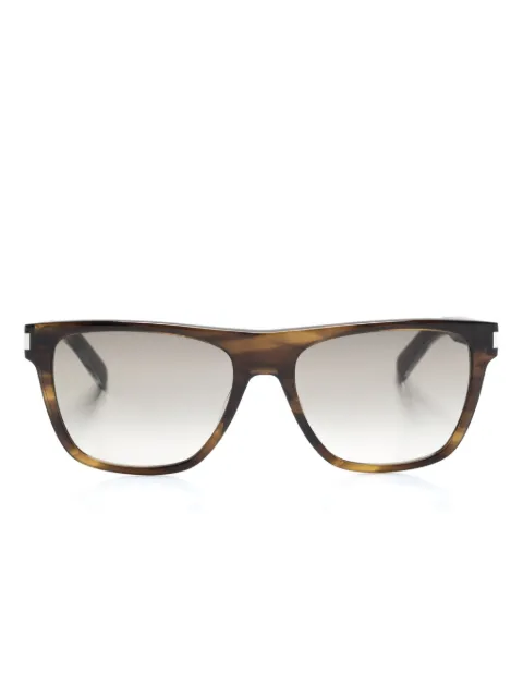 Saint Laurent Eyewear SL 402 Sonnenbrille mit eckigem Gestell