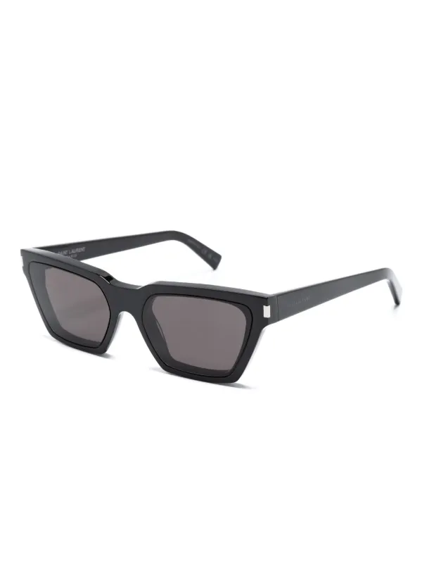 Saint Laurent Eyewear キャットアイ サングラス | ブラック | FARFETCH JP