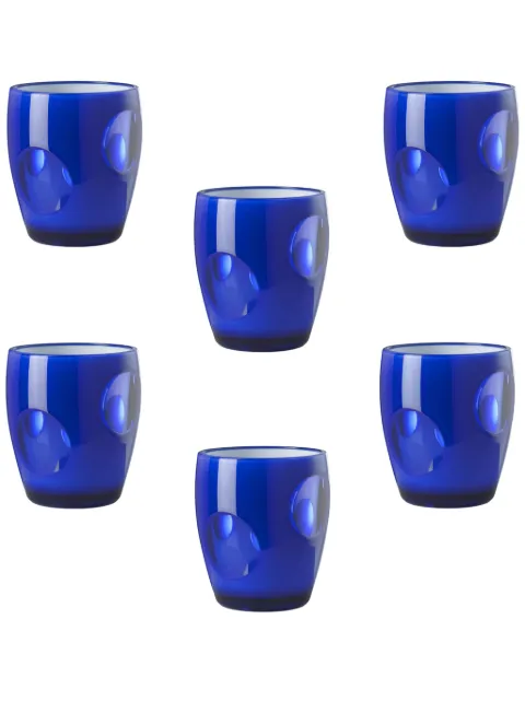 Mario Luca Giusti Fisheye water glass (set of six)