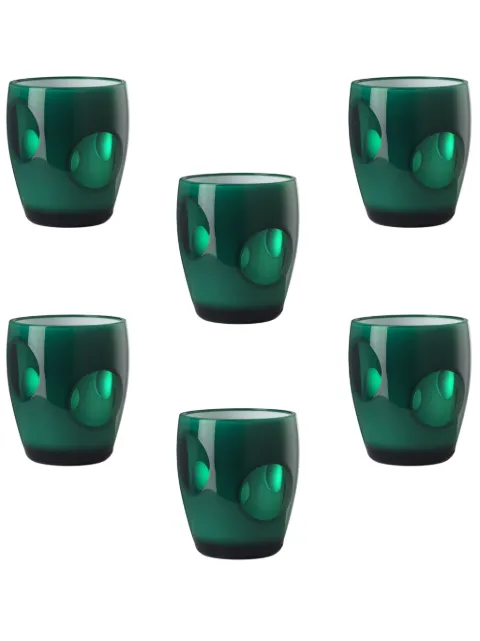 Mario Luca Giusti Fisheye water glass (set of six)