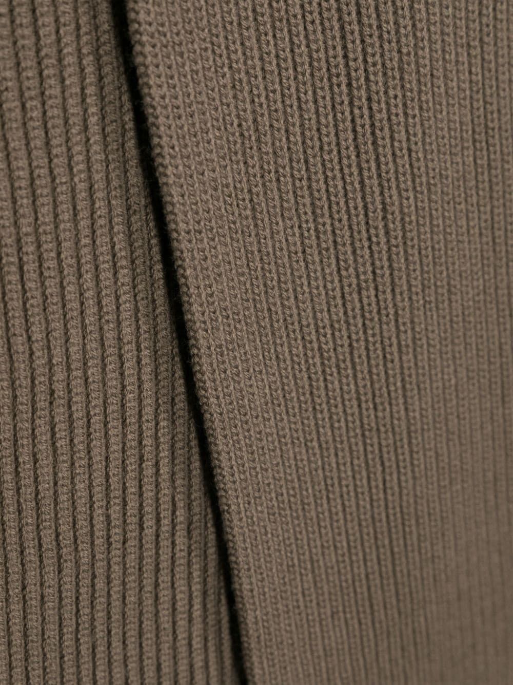 Shop Studio Nicholson Rigg Ribbed-knit Merino Wool Scarf In Braun