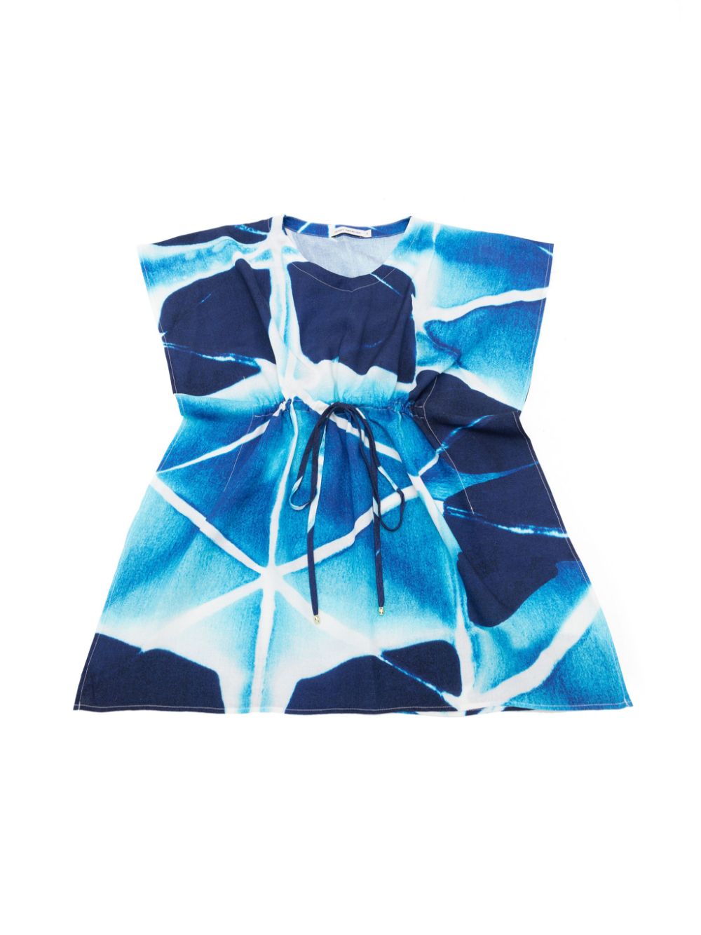 Lenny Niemeyer abstract-print beach dress - Blue