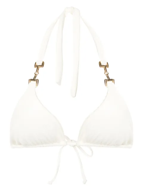 Lenny Niemeyer triangle-cup halterneck bikini top