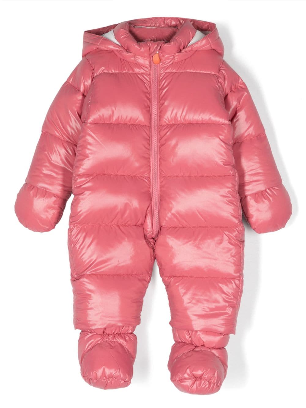 Save The Duck Babies' Zip-up Padded Coat In Pink