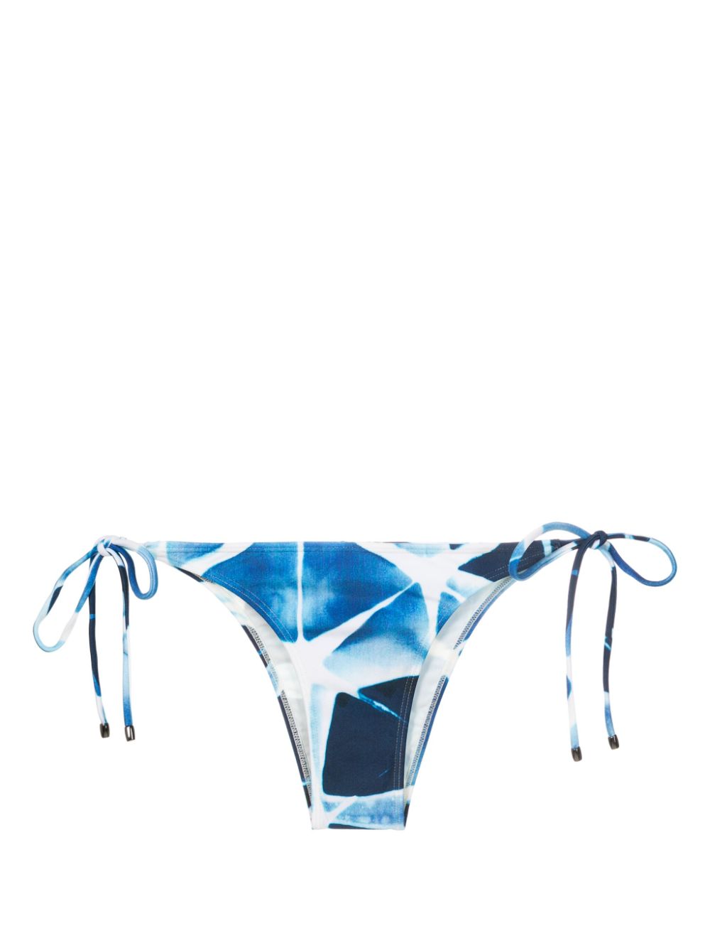 Lenny Niemeyer abstract-print low-rise bikini bottoms - Blue