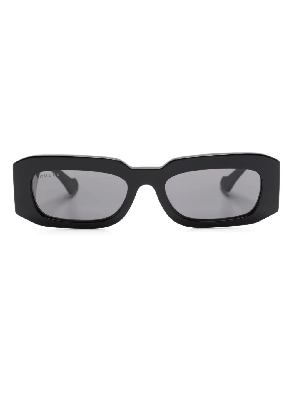 Gucci Eyewear Zonnebril met rechthoekig montuur Zwart