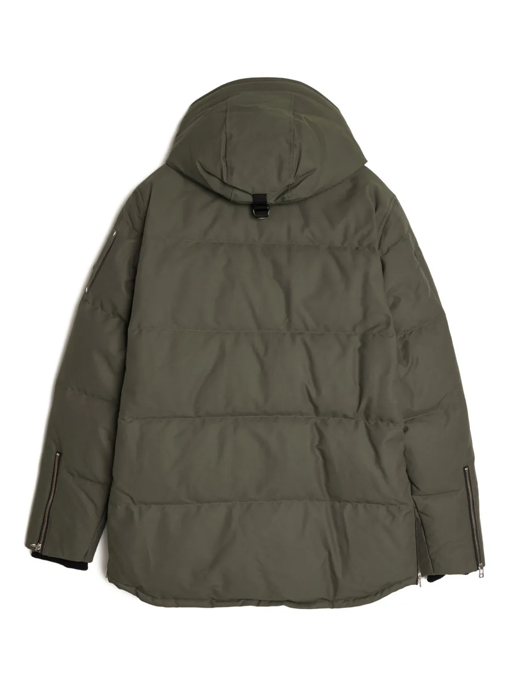 Moose Knuckles Forrestville 3 logo-plaque padded jacket - Groen