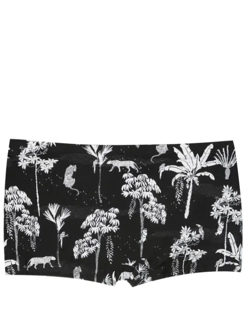 Lygia & Nanny Tijuca jungle-print swimming trunks