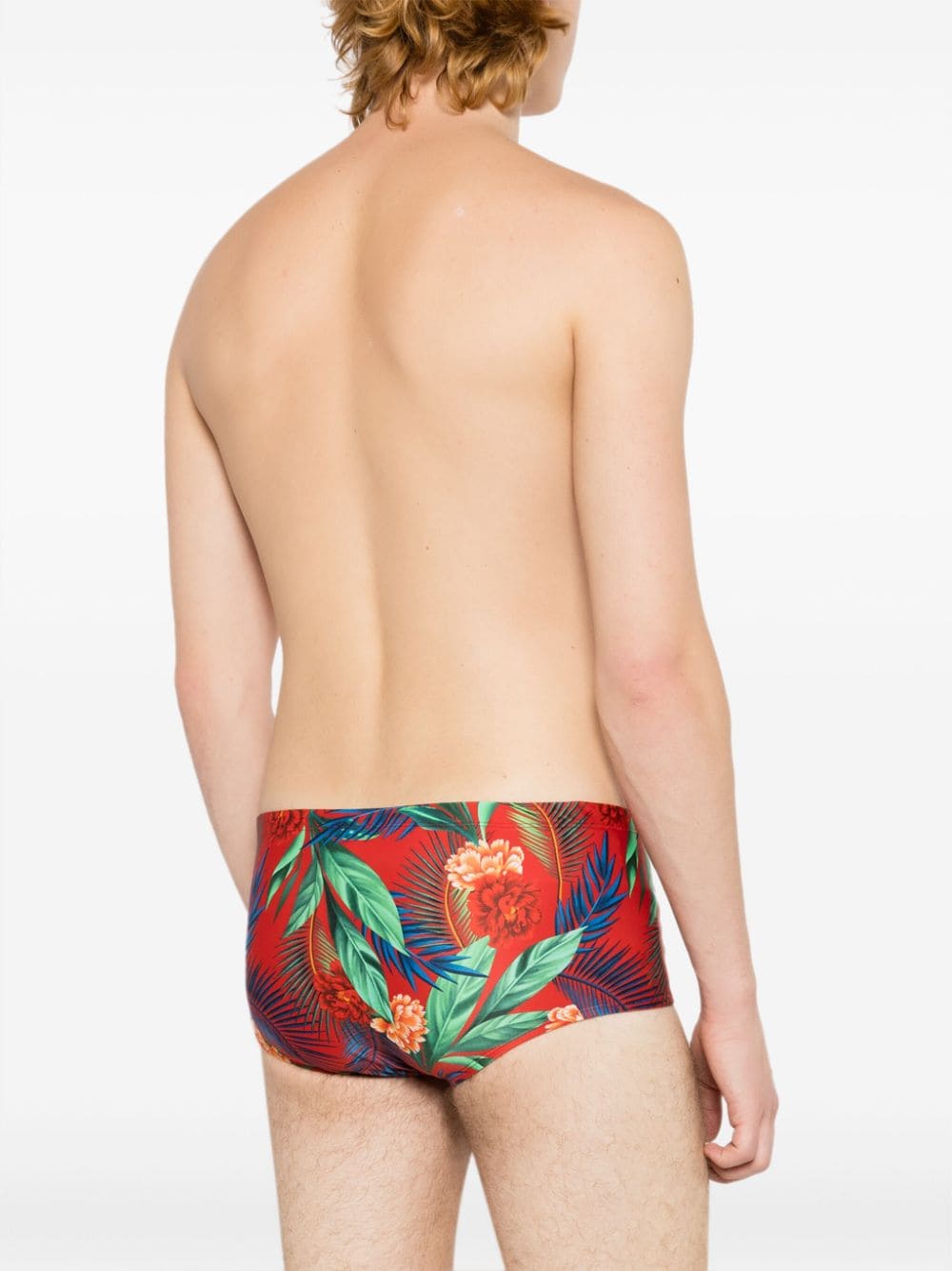 Shop Lygia & Nanny Parati Floral-print Swimming Trunks In Multicolour