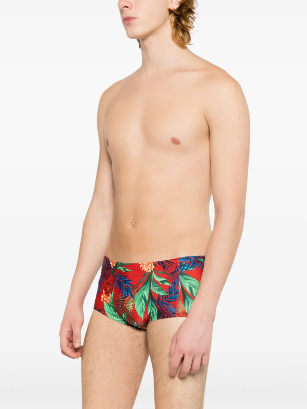 Shop Lygia & Nanny Parati Floral-print Swimming Trunks In Multicolour